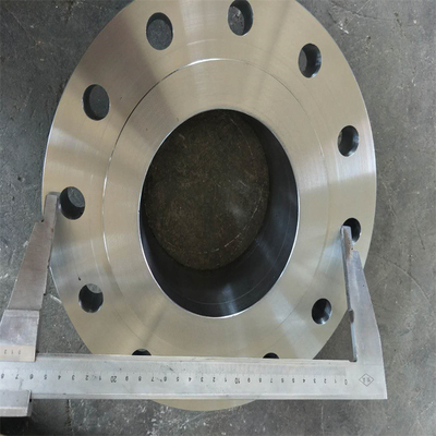 Flange rosqueada de diminuição de aço inoxidável do interruptor BL PL Sch 100 da flange ASSIM WN de AISI 321 cara lisa