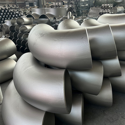 1 polegada 2 polegadas galvanizou a superfície conservada inoxidável da soldadura de extremidade do cotovelo de 90 graus