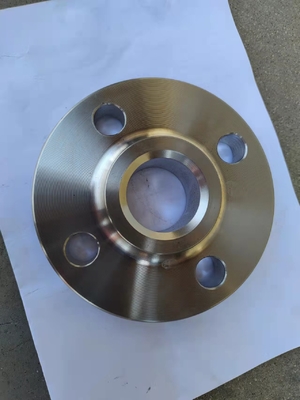 A flange WN do pescoço da solda do aço carbono flangeia a flange de solda material de aço do pescoço