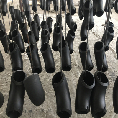 Encaixe de tubulação de aço sem emenda 45mm do carbono de Q235 B16.9 cotovelo de 90 graus