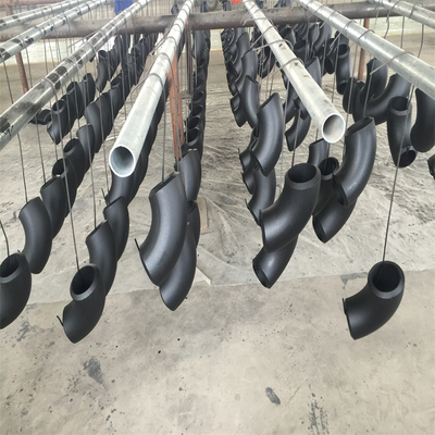 Cotovelo ASME B16.11 2mm do aço carbono de ASTM A105 90 curvatura longa do raio de 45 graus