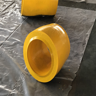 6 x 4 a extremidade concêntrica do redutor WPHY 65 XXS ASTM do aço carbono soldou preto