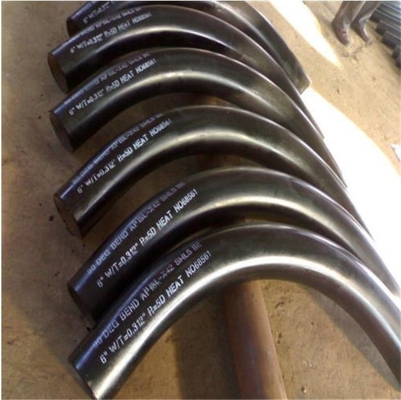 ANSI 6 polegadas 45 aço carbono da solda de extremidade do grau A106 DN150 do cotovelo 60 do grau