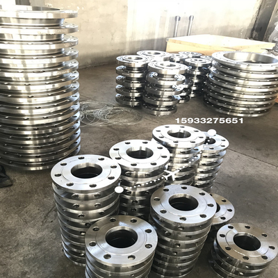 Deslizamento de aço inoxidável do ANSI B16.5 ASTM A105 das flanges de placa do RF 316 sobre