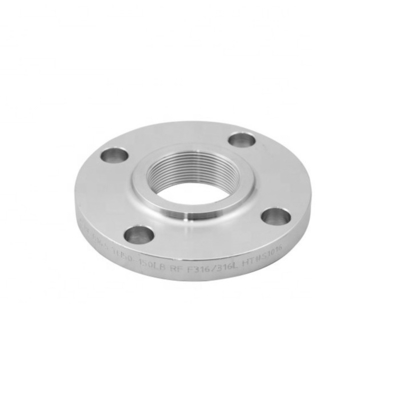 A tubulação lisa da solda do soquete da cara de XXS flangeia 300LBS Lap Joint Wide rosqueado fêmea