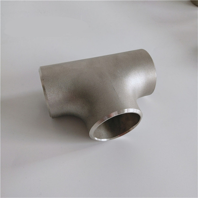 O ANSI B16.9 SS que reduz a solda de extremidade do T SCH40S termina os encaixes de tubo de aço inoxidável de 19mm