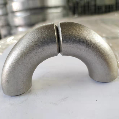 JIS galvanizou circularmente do raio longo sem emenda de Sch 40 do cotovelo da tubulação de aço o grande diâmetro