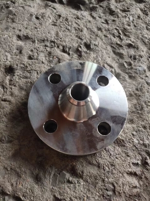 RTJ forjou o aço carbono da flange do pescoço da solda galvanizou a flange da tubulação de aço 1/4 de polegada