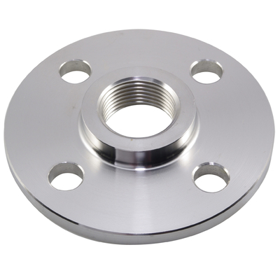 O ANSI forjou a classe rosqueada de aço inoxidável 150LB TP316L da flange da tubulação para a linha da tubulação