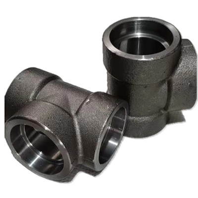 O aço carbono de Asme 16,11 3000lbs A105 forjado conduz T da solda do soquete dos encaixes