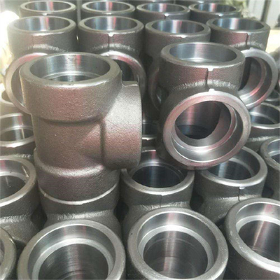 O aço carbono de Asme 16,11 3000lbs A105 forjado conduz T da solda do soquete dos encaixes