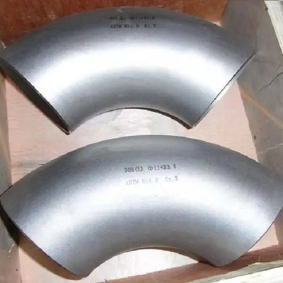 1 polegada 2 polegadas galvanizou a superfície conservada inoxidável da soldadura de extremidade do cotovelo de 90 graus