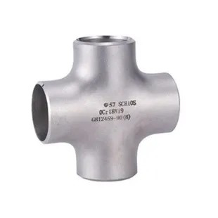 Produto comestível transversal igual sem emenda de aço inoxidável do T dos encaixes de tubulação sanitária de SS316L